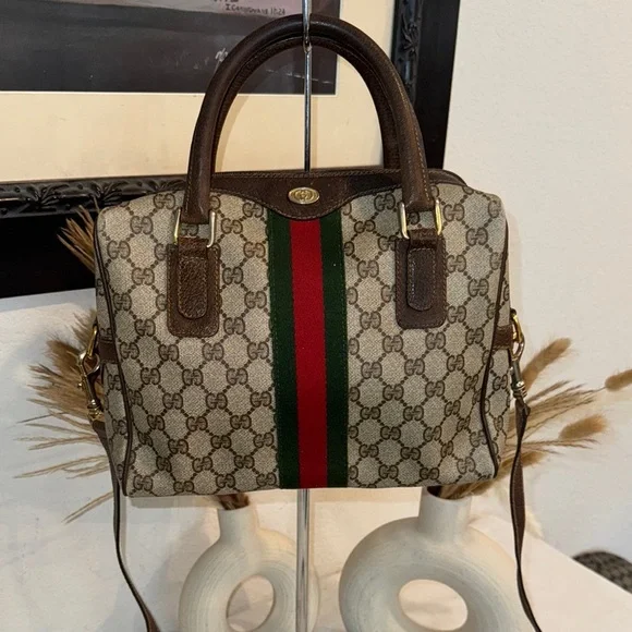 Authentic Gucci Vintage Boston Bag - Picture 1 of 12